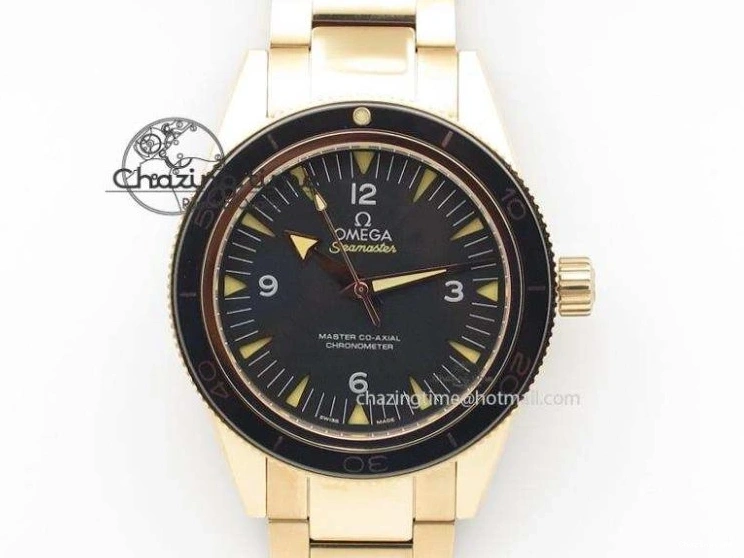 0120 Planet Ocean Master Chronometer Chrono DLC OM 1:1 Best Edition Black Dial On Nylon Strap A Chic 8103